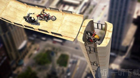 大坡道特技摩托车