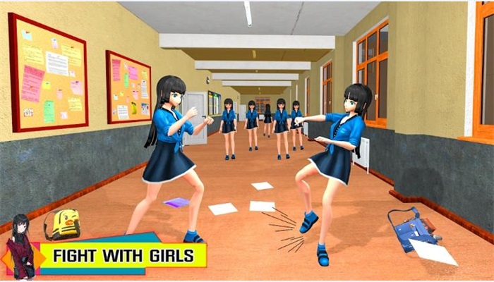 高中女孩生活3D