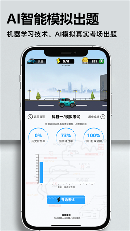 考车车