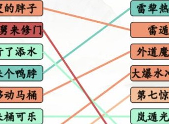 汉字找茬王搞笑招式过关攻略 完成动漫空耳连线答案