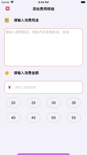 爱车消费记录小助手