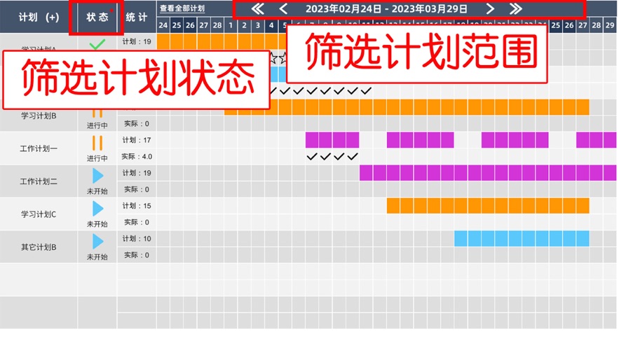 简易甘特计划