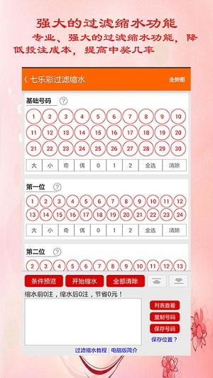 七乐彩走势图综合版
