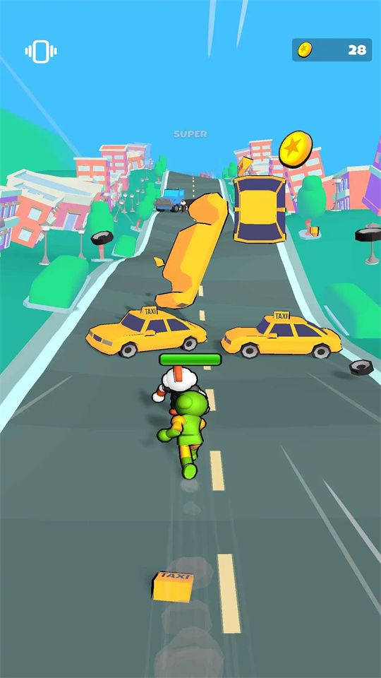 超级战士动力奔跑