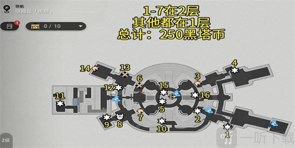 崩坏星穹铁道黑塔空间站宝箱位置一览 黑塔空间站宝箱位置分享