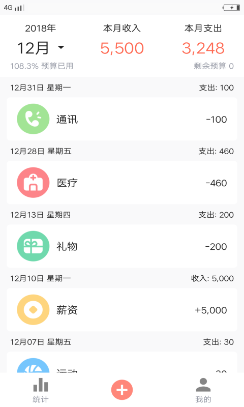 荷包記賬