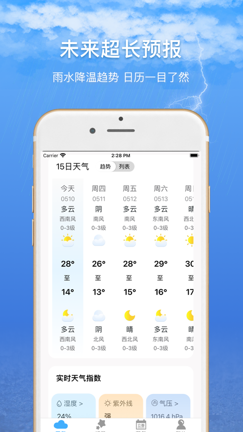 诗词天气预报