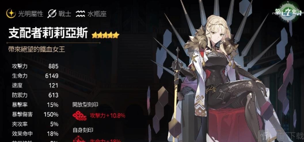 第七史诗莉莉亚斯怎么样 莉莉亚斯强度详细分析