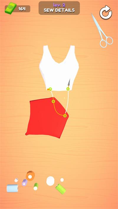 缝合服装时尚改造