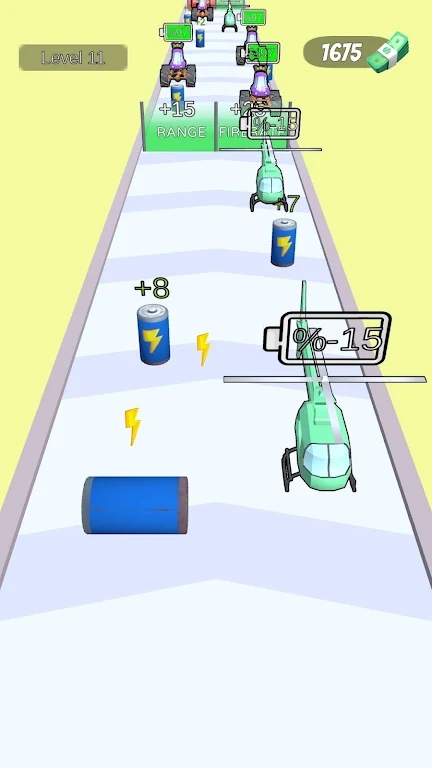 電池射擊跑