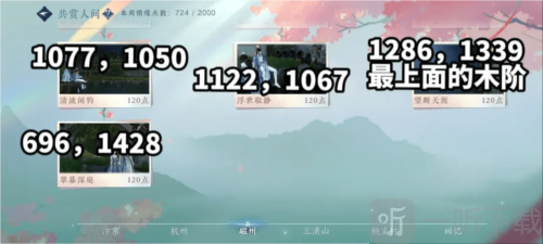 逆水寒手游共赏人间打卡点在哪 共赏人间打卡点坐标一览