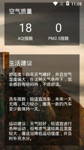 上风天气预报