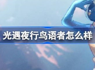 光遇夜行鸟语者角色介绍 夜行鸟语者先祖信息攻略