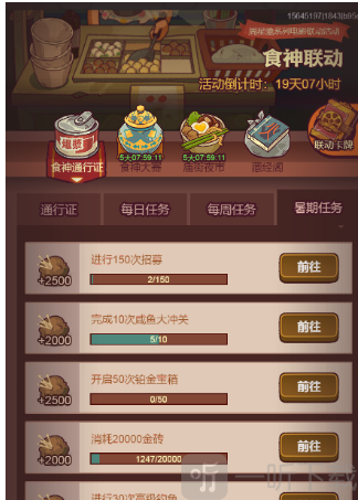 咸鱼之王食神通行证怎么做 食神通行证通关攻略
