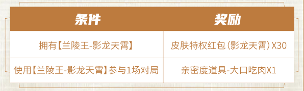 王者荣耀兰陵王影龙天霄怎么获得 兰陵王影龙天霄获取方法分享