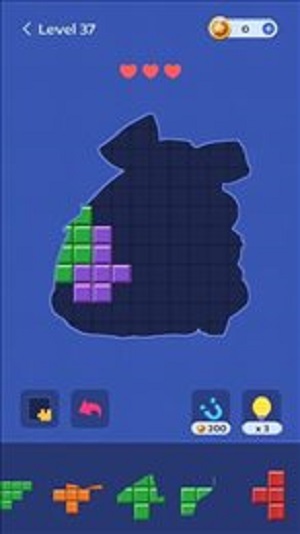 方块拼图难题游戏