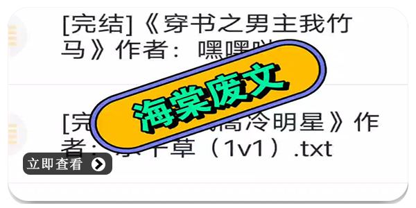 废文海棠小说