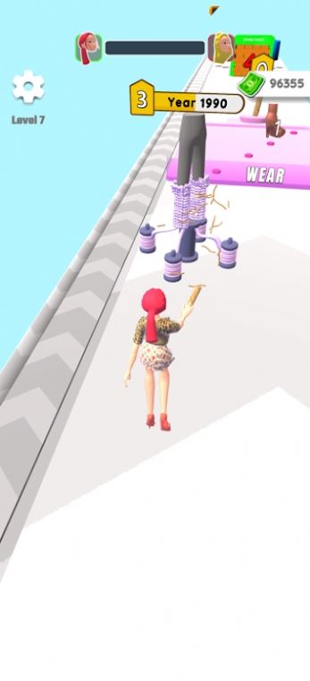 邊穿邊跑