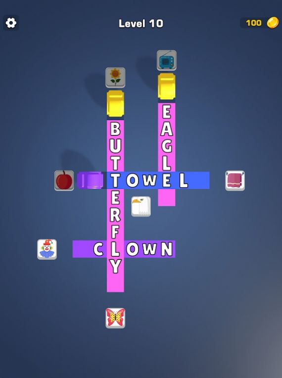 滚动填字