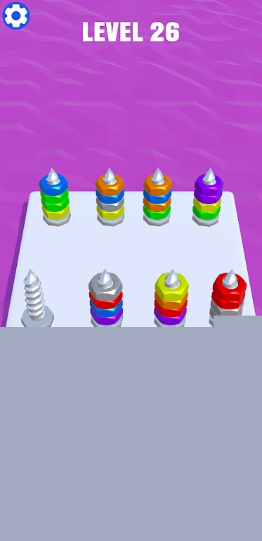 排序螺钉3D