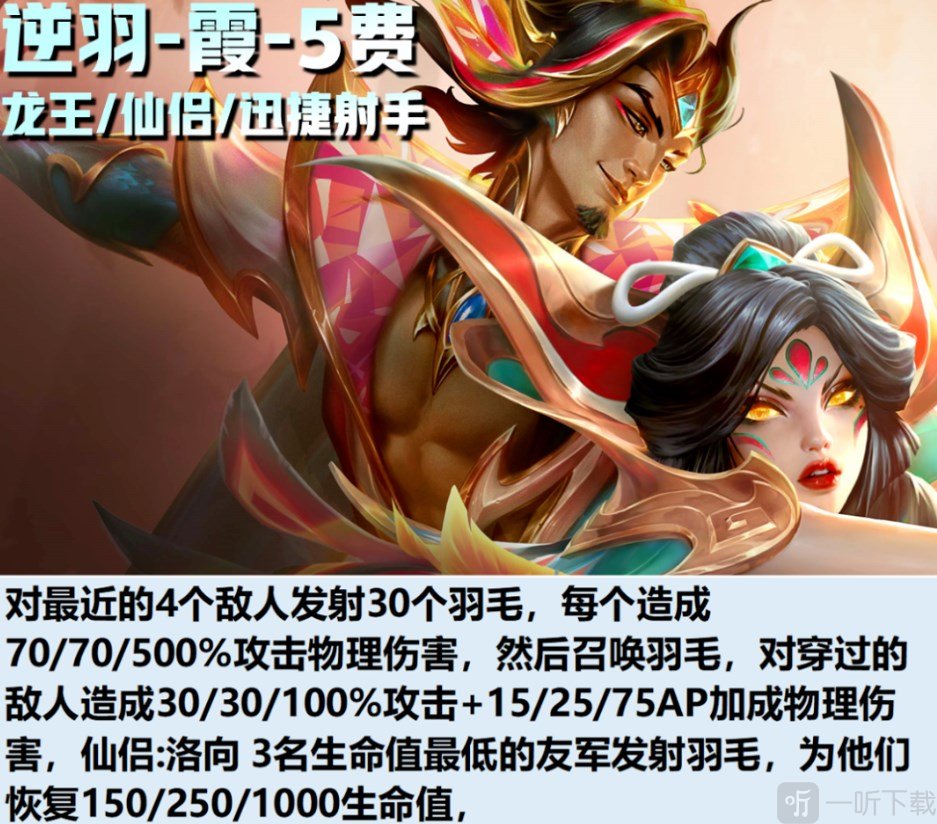 云頂之弈S11五費卡都有誰 云頂之弈S11五費卡技能介紹