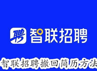 智联招聘怎么撤回投递出去的简历 智联招聘撤回简历的方法