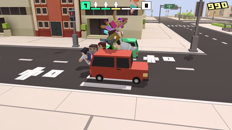 乱穿马路
