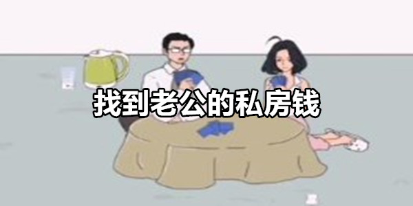 找到老公的私房钱