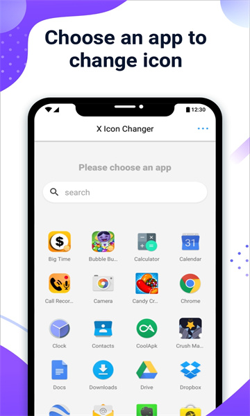 X ICON CHANGE