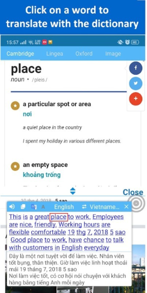 Screen Translation