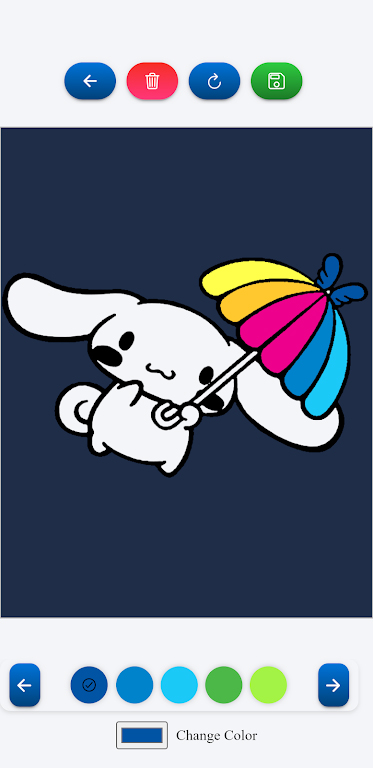 休闲上色