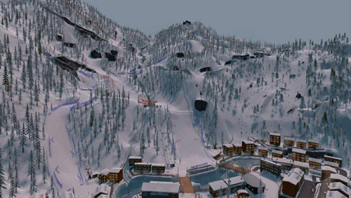 高山冒险滑雪全地图