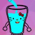 三丽鸥Kitty快乐玻璃杯