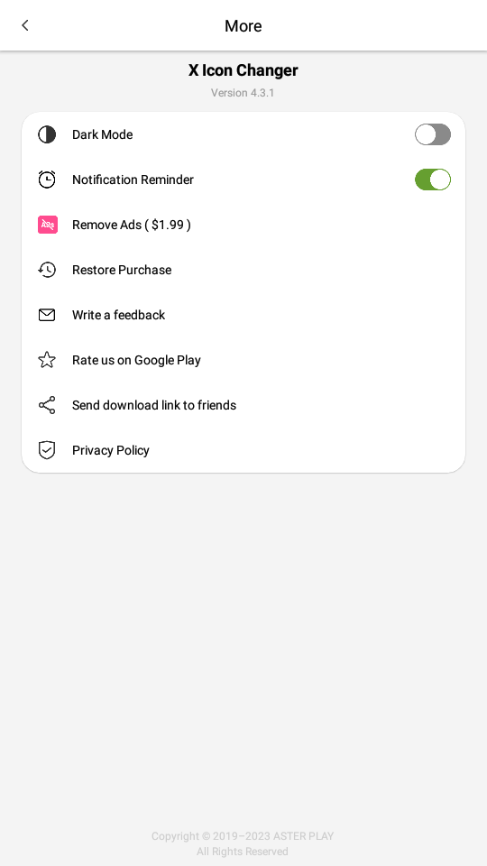 X icon changer图标转换器
