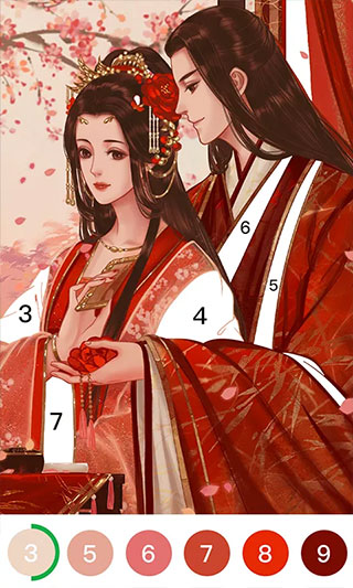 数字填色趣味解压