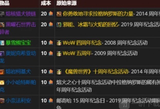 魔兽世界20周年庆庆典代币获得方法 魔兽世界20周年庆代币怎么领取