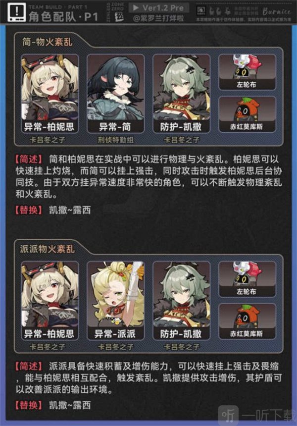 绝区零柏妮思角色攻略 绝区零柏妮思前瞻养成攻略