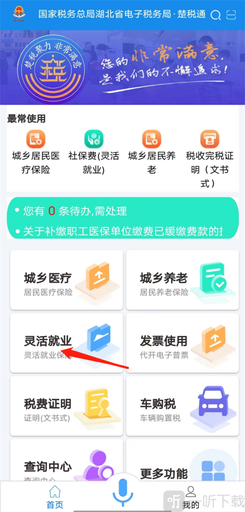 楚税通社保缴费