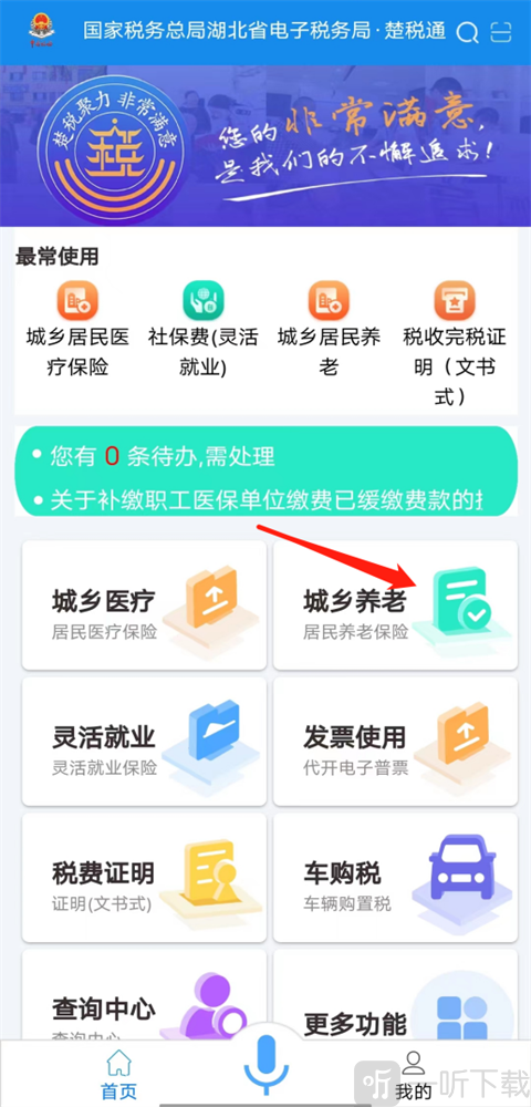 楚税通社保缴费