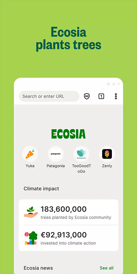 Ecosia浏览器入口