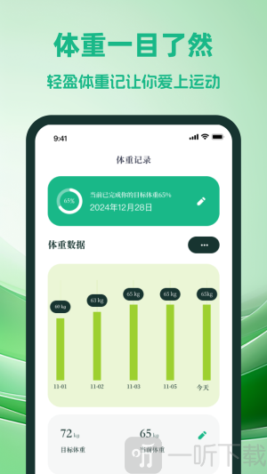 轻盈体重记