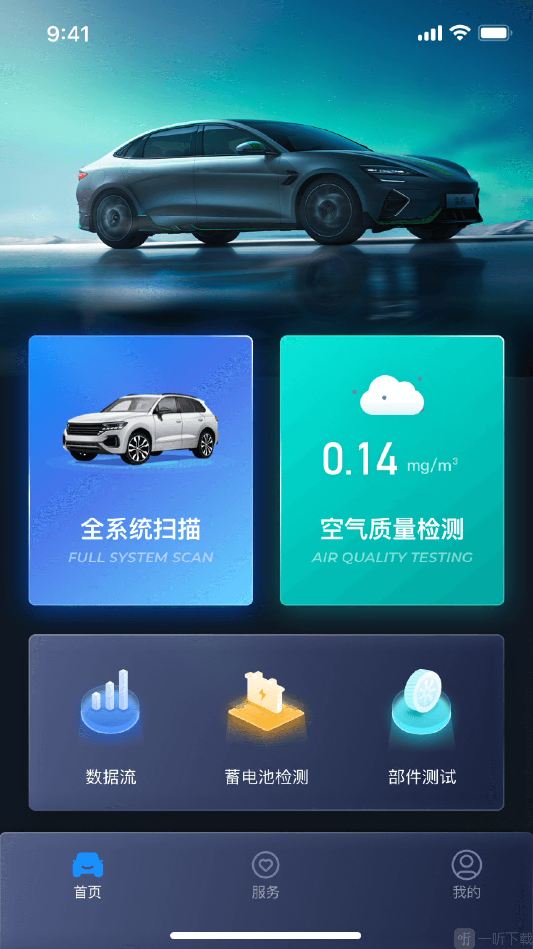 小车探