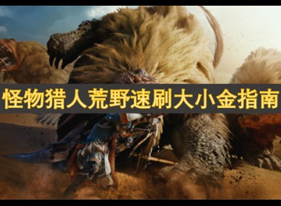 怪物猎人荒野速刷大小金指南 怪物猎人荒野速刷大小金教学