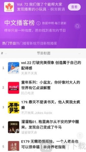 中文播客榜