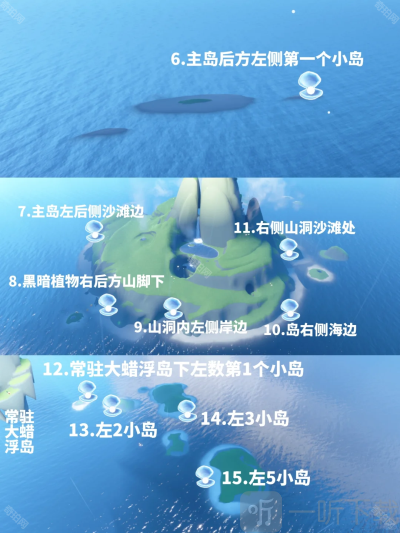 光遇海洋节代币位置攻略 光遇海洋节代币收集路线