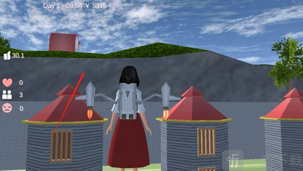 樱花校园模拟器 爱心小屋全貌