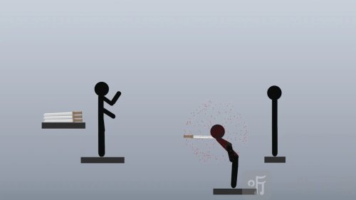 火柴人扔剑