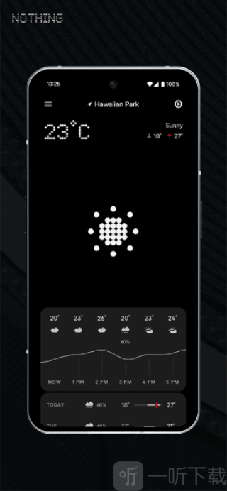 nothing天氣