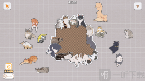 挤在一起的猫猫去广告版