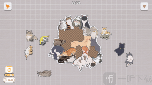 挤在一起的猫猫去广告版